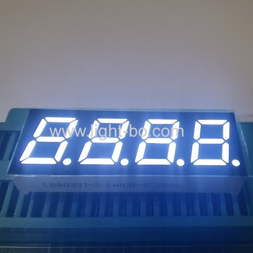 Ultra bright white 4 Digit 7 Segment LED Display 0.39inch Common Anode for instrument panel