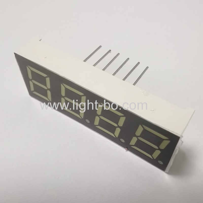 ultra brilhante branco 4 dígitos 7 segmentos led display 0,39 polegadas ânodo comum para painel de instrumentos