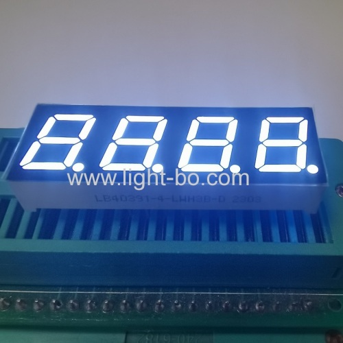 display led bianco ultra brillante da 0,39" a 7 segmenti catodo comune a 4 cifre per strumenti