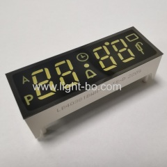 Customized Ultra white 7 Segment LED Display 4 Digit Common Anode for Digital Oven Timer Control