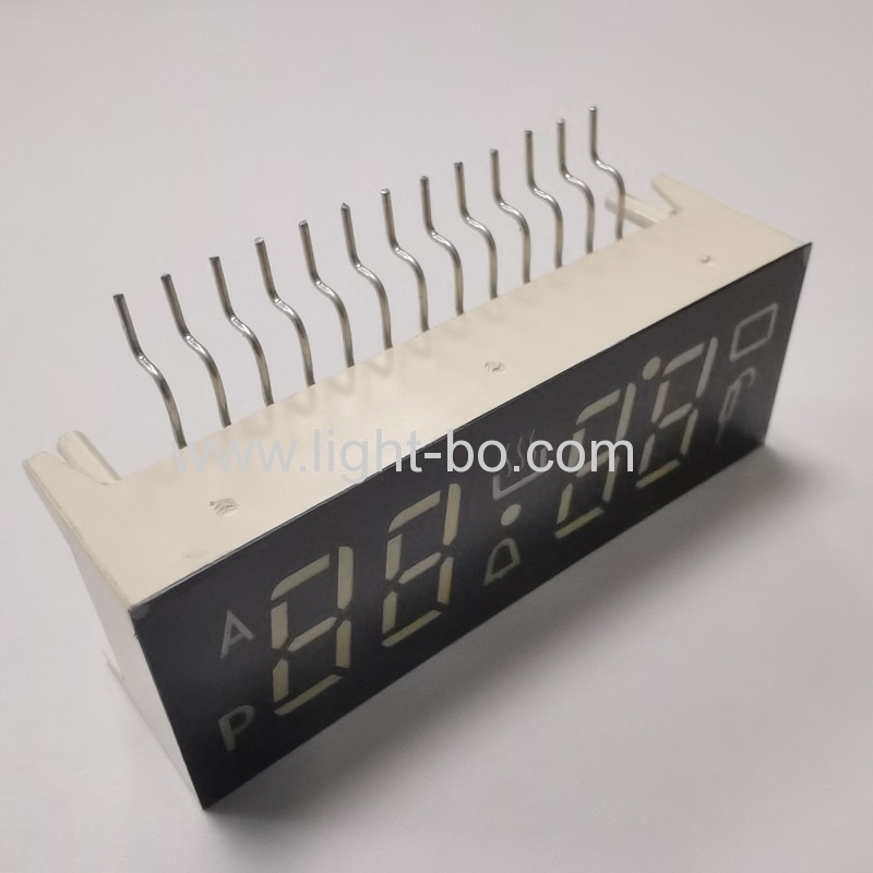 temporizador de forno ultra branco de 4 dígitos display led de 7 segmentos ânodo comum com temperatura operacional +120c