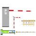 Lifting Car Electric Advertising Parking Barrier Drop Arm Gate