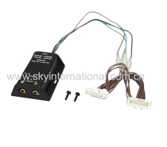 Wire Harness for Nissan with Level Converter for Adding Amplifier