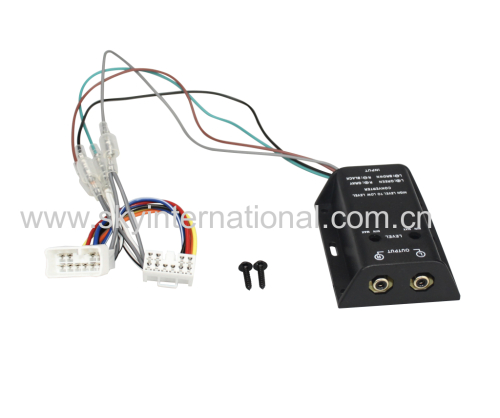 Extension Wire Harness With Hi to Low converter for Toyota 10Pin for adding Amplifier