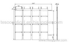 W4 Flexible Wall Display Rack