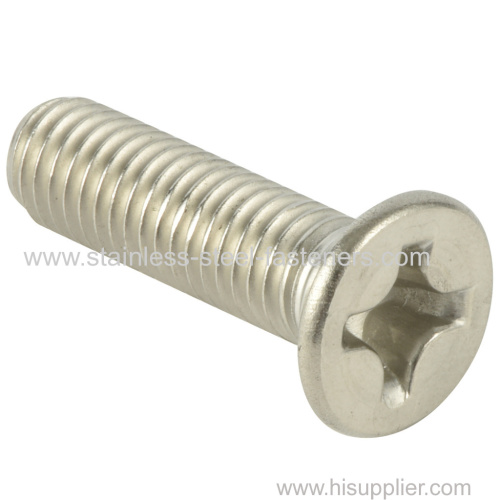 Stainless Steel 304 316 Hexagonal Socket CSK Head Machine Screw