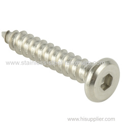 Stainless Steel 304 316 Countersunk Pan Wafer Truss Head Self-Tapping Screw 18-8SS
