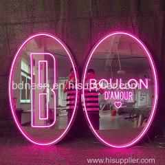 Good Price Custom pink color Neon Letter Sign led neon sign lets party LED neon sign