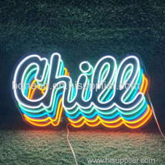 Popular Custom Led Light Neon Sign No Moq Angel Wings Neon Sign Custom Led Customize Led Logo