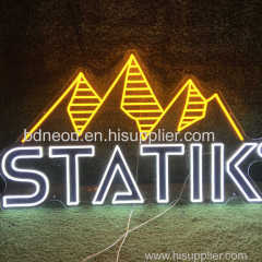 Free design custom led acrylic neon sign logo for Indoor outdoor waterproof neon sign wedding