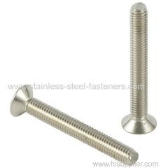 Stainless Steel 201 304 316 Countersunk Pan Wafer Truss Head Screw