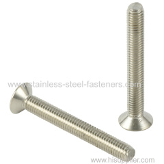 Factory Price DIN7991 Fastener SS316 M3-M16 Hexagon Socket Flat Head Machine Screw