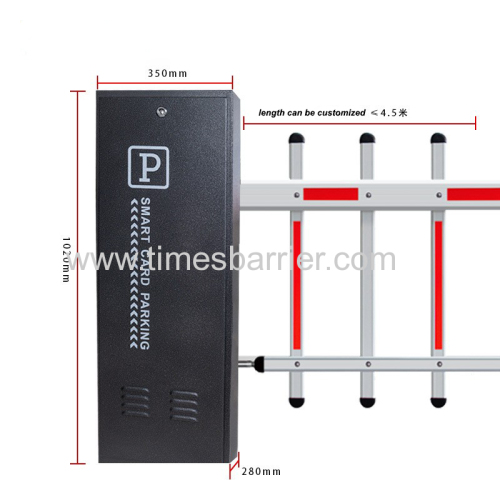Automatic Parking Traffic Barrier Gate With Fence