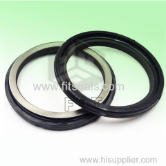 Excavator floating oil seal Vibration resistant sprocket double cone floating oil seal