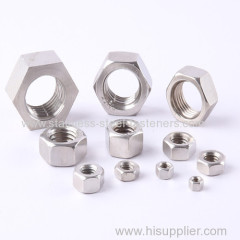 Stainless Steel Nut Hex Nut DIN934 M3-M56