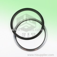 Construction machinery tunnel shield machine seal steel sheet type floating oil seal