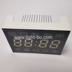 Ultra white LED Clock Display 7 Segment 4 Digit common cathode for Microwave OVEN