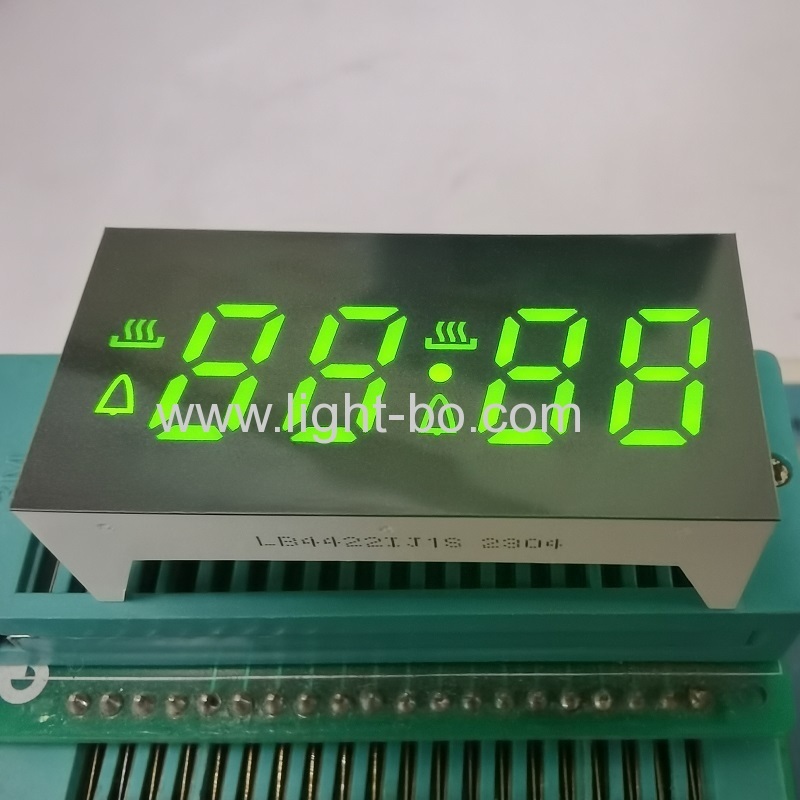 display led verde super brilhante de 4 dígitos ânodo comum de 7 segmentos para forno a gás