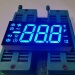 blue led display; 3 digit 7 segment;refrigerator display; display with minus sign;temperature indicator display