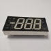 blue led display; 3 digit 7 segment;refrigerator display; display with minus sign;temperature indicator display