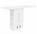 2 wall outlet shelf surge protector 18w usd c power strip