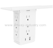 American Shelf Socket 2 wall outlet shelf surge protector