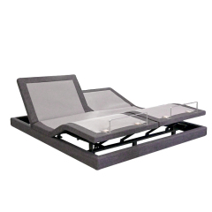 Mobile Phone Control Electric Bed Base Split King Size Adjustable Bed Frame With Massage