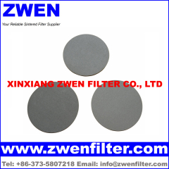 Sintered Powder Filter Disc