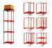 Nesting warehouse stackable pallet rack industry stacking frame