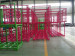 Stackable textile fabric rolls metal storage steel pallet racks