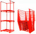 Nest warehouse iron stackable pallet rack industry stacking frame