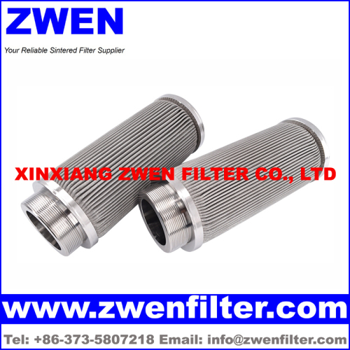 Pleated Stainless Steel Filter Cartridge