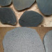 black basalt Crazy paving stone pattern for landscaping