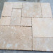 Roman pattern yellow limestone paving stone tiles
