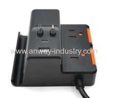 multi plug electrical extension power socket with usb