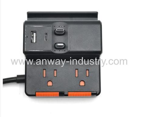 multi plug electrical extension power socket with usb