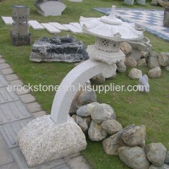 Janpanese style stone carving granite lantern