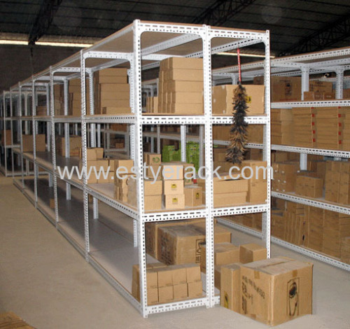 steel angle racks of light duty industrial shelving rack