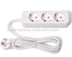 Spain Market EU New-Developed Power Strip Plugs and Sockets