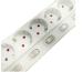 5 outlet eu plugs power strip overload protection with individual switch