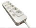 5 outlet eu plugs power strip overload protection with individual switch