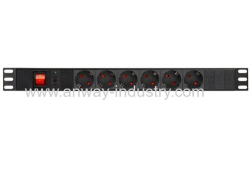 6 outlet power distribution unit 19u basic equipment pdu