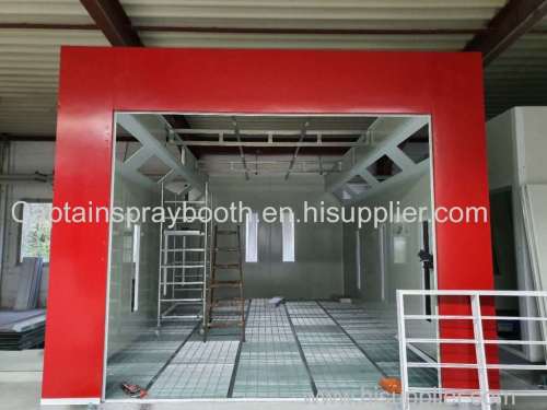 New Generation Car Spray Paint Booth with Top Cooling Fan
