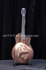 12 Fret Cutaway Tricone Wooden Resonator Guitars