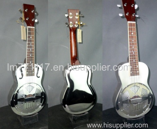 Brass or Maple Body Resonator Ukulele