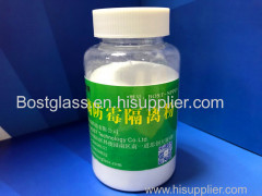Glass anti-stain interleaving powders