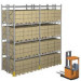 Warehouse selective Heavy Duty Steel EU Blue and Orange Selective Pallet Racking Shelving System
