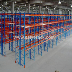 Warehouse Heavy Duty Steel EU Blue and Orange Selective Pallet Racking Shelving System