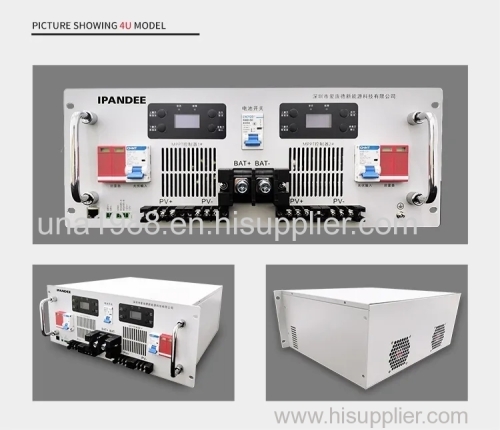 Ipandee 48V DC Rack Mounted 60A 120A Mppt Solar Charge Controller Regulator Station Mppt Smart For Telecom Base Station