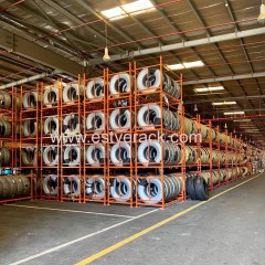 Factory Large Scale Wholesale Detachable Type Four Posts Support Pallet Rack Commercial Tire Storage Rack